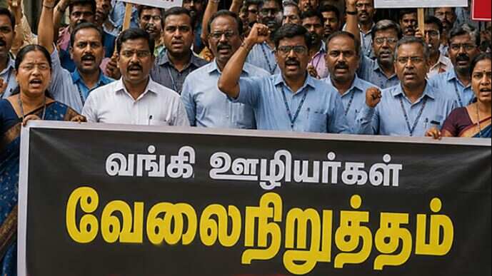 செப்டம்பர் 11-ல் நாடு தழுவிய வங்கி ஊழியர்கள் வேலைநிறுத்தம்: சேவைகள் முடங்கும் அபாயம்