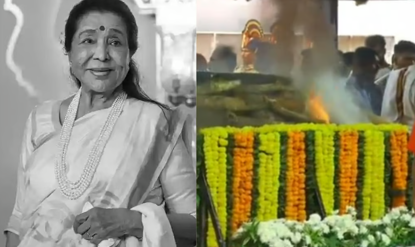 வீடியோ: முடிவுக்கு வந்த இசைச் சகாப்தம்: முழு அரசு மரியாதையுடன் ஆஷா போஸ்லே உடல் தகனம்!