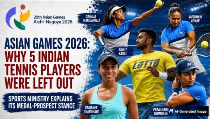 ஆசிய விளையாட்டுப் போட்டி.. 5 இந்திய டென்னிஸ் வீரர்களை நீக்கியது ஏன்? - விளையாட்டு அமைச்சகம் விளக்கம்!