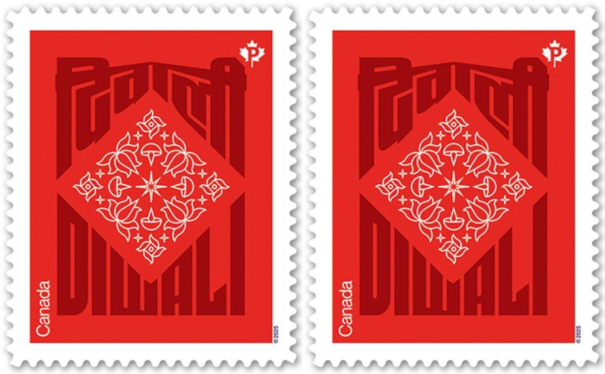 கனடாவில் தீபாவளி சிறப்பு தபால் தலை வெளியீடு