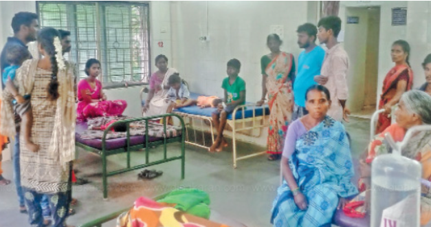 சத்துமாவு சாப்பிட்டதால் 9 பேர் மருத்துவமனையில் அனுமதி!! விஷமாகும் உணவு!!