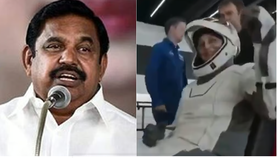 சுனிதா வில்லியம்ஸ்க்கு இபிஎஸ் வாழ்த்து!