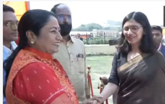 ஆம் ஆத்மி ஸ்வாதி மாலிவால் தில்லி முதல்வராகும் ரேகா குப்தாவுக்கு நேரில் வாழ்த்து!