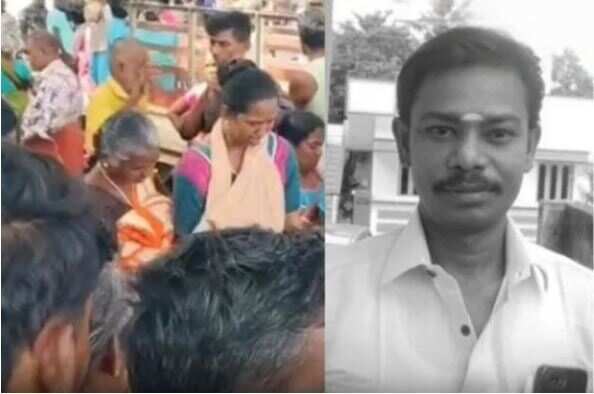 காலையிலேயே அதிர்ச்சி... டீ குடிக்கச் சென்ற வாலிபர் வெட்டிக்கொலை.. உறவினர்கள் சாலை மறியல் - நெல்லையில் பதற்றம்!