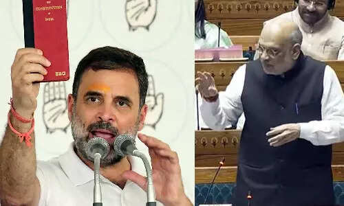 அமித்ஷா மன்னிப்பு கேட்க வலியுறுத்தி எதிர்க் கட்சிகள் அமளி... நாடாளுமன்றம் ஒத்திவைப்பு!