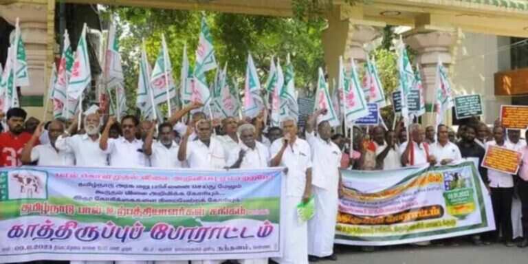 பால் தட்டுப்பாடு உருவாகும் அபாயம்!! மார்ச் 11ல் பால் நிறுத்தப் போராட்டம்!!
