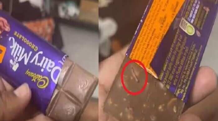 ஆசை ஆசையா வாங்கிய சாக்லேட்.. பிரித்து பார்த்தால் நெளிந்த புழு.. ஷாக் ஆன வாடிக்கையாளர்..!