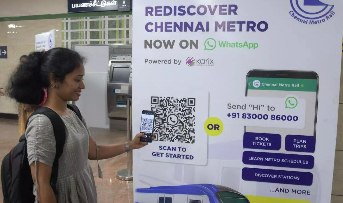WHATSAPP CHATBOT மூலம் டிக்கெட்டுகள் பெறும் சேவை நிறுத்தம்... மெட்ரோ ரயில் நிர்வாகம் திடீர் அறிவிப்பு!