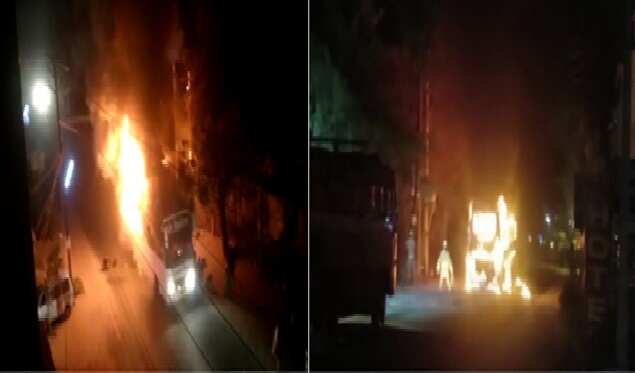 ஓடும் ஆம்னி பேருந்தில் தீ விபத்து.. பெரும் அசம்பாவிதம் தவிர்க்கப்பட்டது எப்படி?