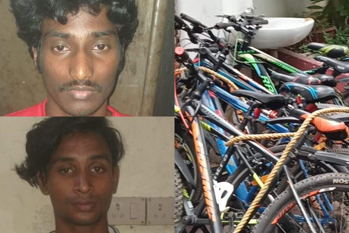 சைக்கிள்களைத் திருடி உல்லாச வாழ்க்கை! கல்லூரி மாணவர்கள் கைது!