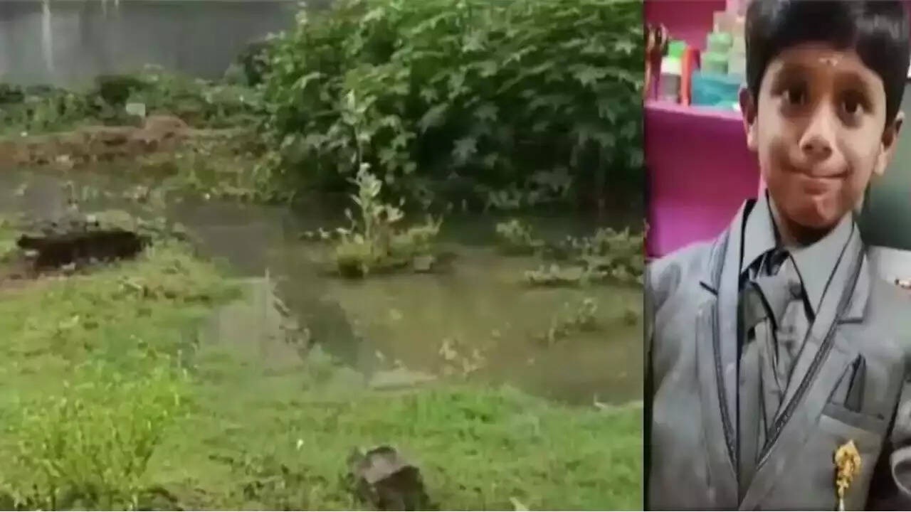 தேங்கிய மழைநீரில் விழுந்து சிறுவன் பலி... கதறித் துடித்த பெற்றோர்!!