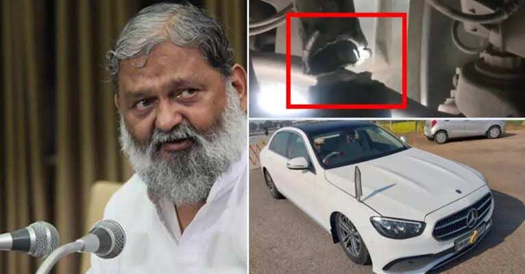 விபத்தில் சிக்கிய மாநில உள்துறை அமைச்சர்!! பரபரப்பு நிமிடங்கள்!!