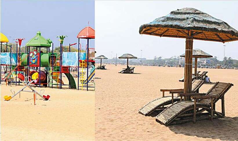 புது பொலிவில் மெரினா கடற்கரை... 'ப்ளூ ஃபிளாக்' திட்டப் பணிகள் தீவிரம்!