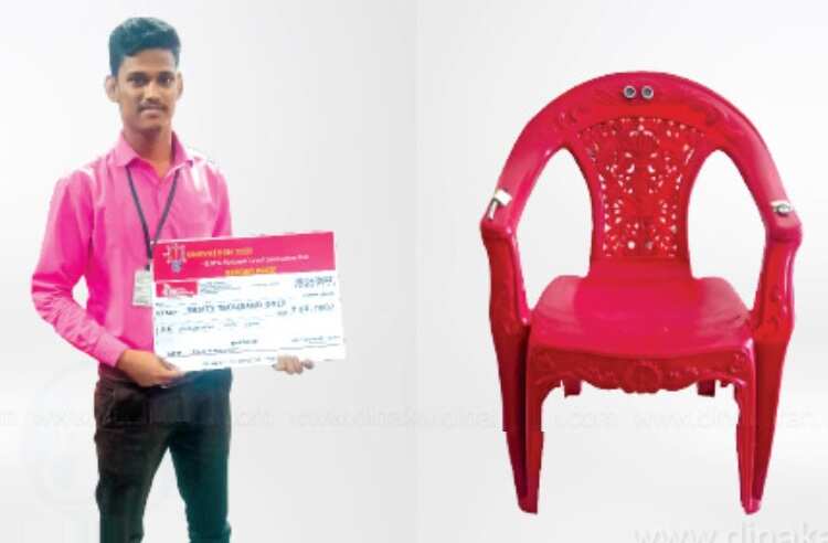 நோயாளிகளைத் தொடாமலே ‘ஸ்மார்ட் நாற்காலி’ சிகிச்சை! திருச்சி மாணவர் அசத்தலான கண்டுபிடிப்பு!