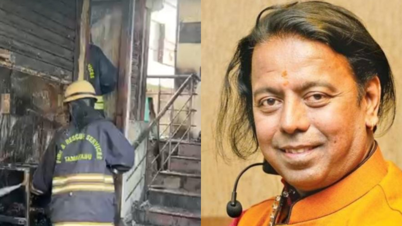 நடிகர் பாபு கணேசுக்கு சொந்தமான வணிக வளாகத்தில் சிலிண்டர் வெடித்து விபத்து... 2 கடைகள் எரிந்து நாசம்!