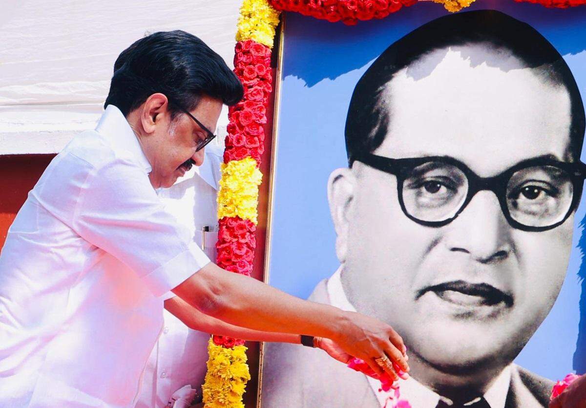 ‘சாதி எனும் ஆயிரமாண்டு அழுக்கினை பொசுக்கியவர் அம்பேத்கர்’ - முதல்வர் ஸ்டாலின் அஞ்சலி!