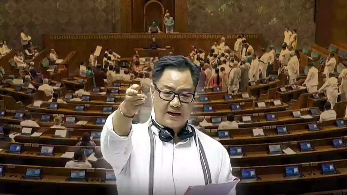 எதிர்கட்சிகளின் அமளி நீடித்தால் விவாதமில்லாமலேயே மசோதாக்கள் நிறைவேற்றப்படும்... கிரண் ரிஜ்ஜு பகிரங்க எச்சரிக்கை!