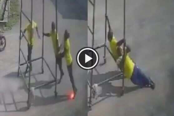 பெட்ரோல் பங்க்கில் பயங்கரம்... இரும்பு ஸ்டாண்டைத் தள்ளியபோது மின்சாரம் பாய்ந்து 2 பேர் துடிதுடித்து பலி!