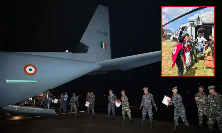 இந்தியாவிலிருந்து இலங்கைக்கு 53 டன் நிவாரணப் பொருட்கள் அனுப்பி வைப்பு - கர்ப்பிணிகள், முதியவர்கள் விமானப் படை மூலம் மீட்பு!