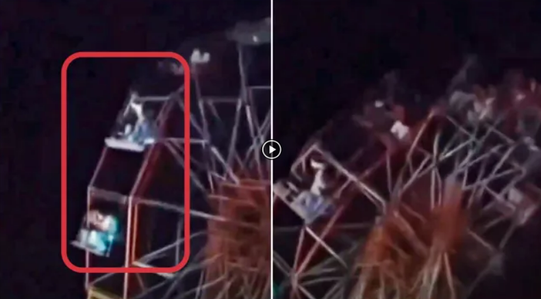 உ.பி.யில் கோர விபத்து... 60 அடி உயர ராட்டினம் சரிந்து விழுந்து 30-க்கும் மேற்பட்டோர் படுகாயம் - 3 பேர் கவலைக்கிடம்!