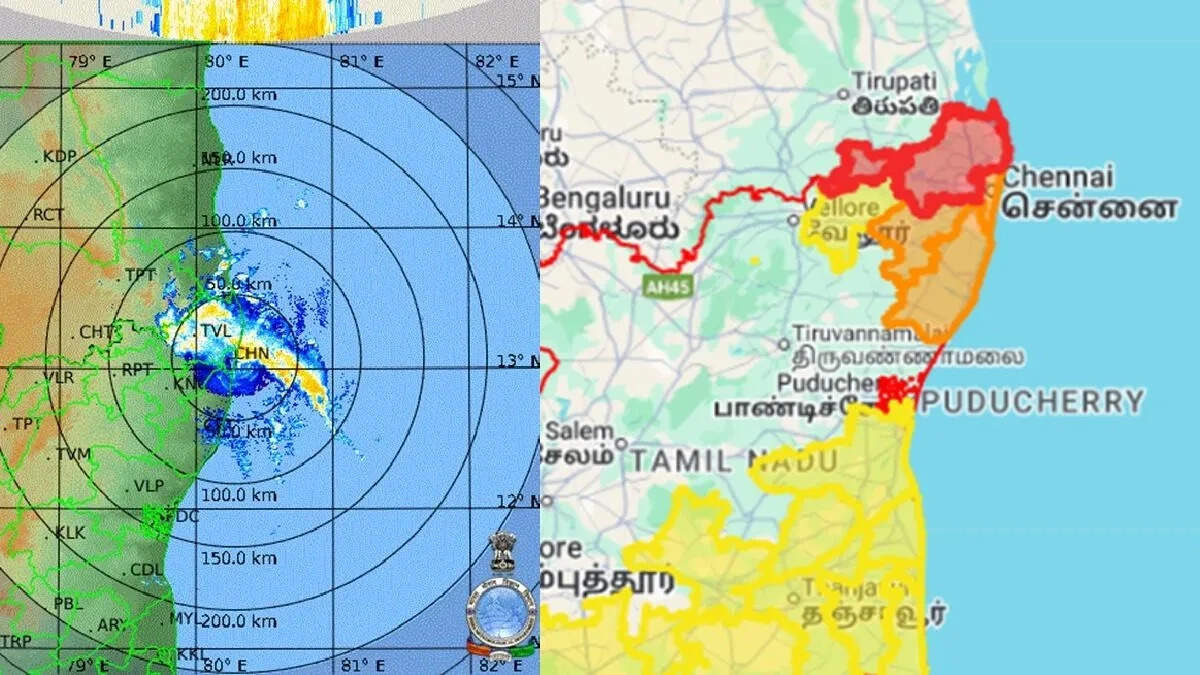 அடுத்த 3 மணி நேரத்துக்கு சென்னை, திருவள்ளூருக்கு ரெட் அலெர்ட்!