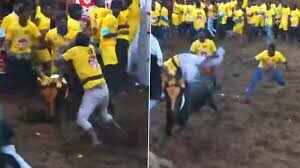 அவனியாபுரத்தில் அனல் பறக்குது... ஜல்லிக்கட்டு போட்டியில் 12 பேருக்கு காயம்!