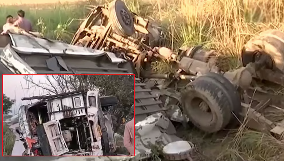 திருமணக் கொண்டாட்டத்தில் கோர விபத்து... பேருந்து - லாரி மோதி மணமகனின் தந்தை உட்பட 6 பேர் பலி!