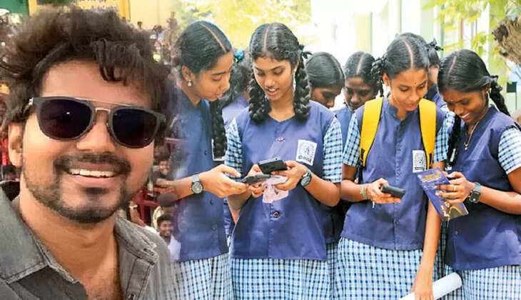 விஜய் மாணவிகள்