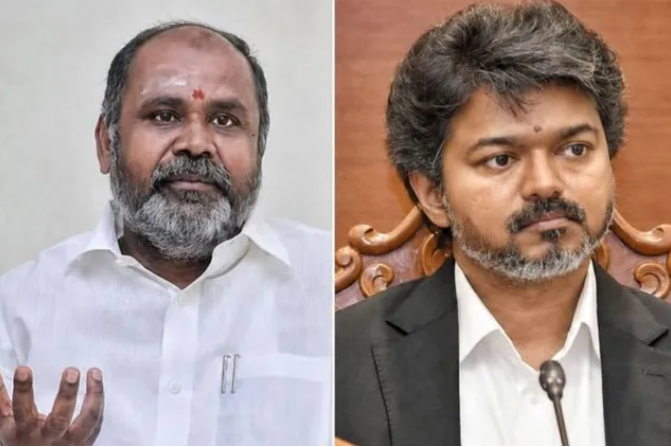 அடுத்தடுத்து பரபரப்பு.. முதலமைச்சர் விஜயை ஒருமையில் பேசிய ஆர்.பி.உதயகுமார்!