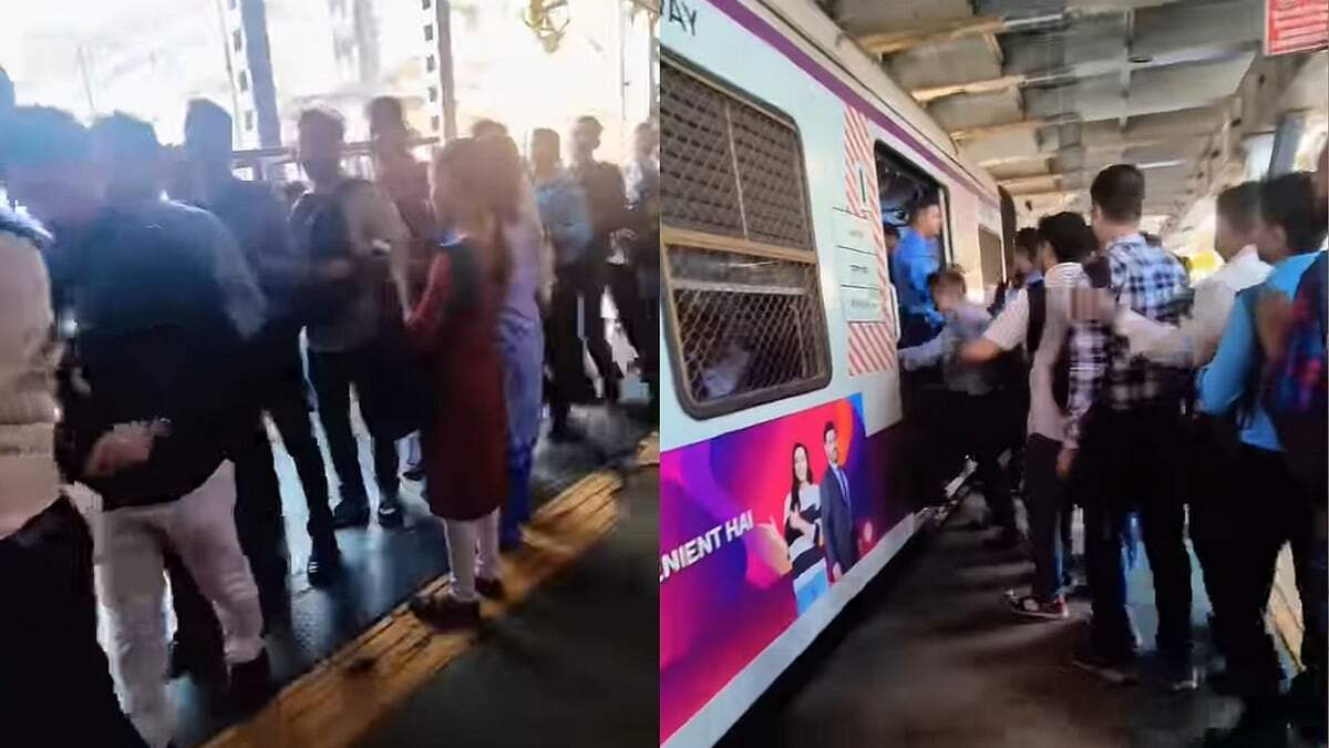 அட... வரிசையில் நின்று ரயிலில் ஏறிய பயணிகள்... வைரல் வீடியோ!