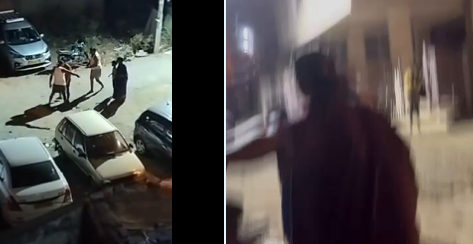 அதிர்ச்சி வீடியோ... வீட்டு முன் காரை நிறுத்தியதற்காக தம்பதியரை கொடூரமாக தாக்கிய கும்பல்!