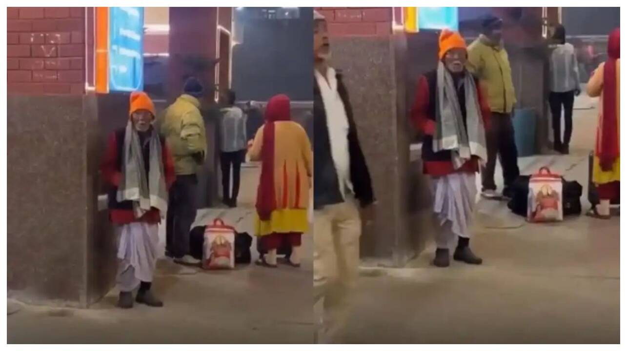 தள்ளாத வயதிலும் ரயில் நிலையத்தில் கூலி வேலை... நெகிழ்ச்சி வீடியோ!