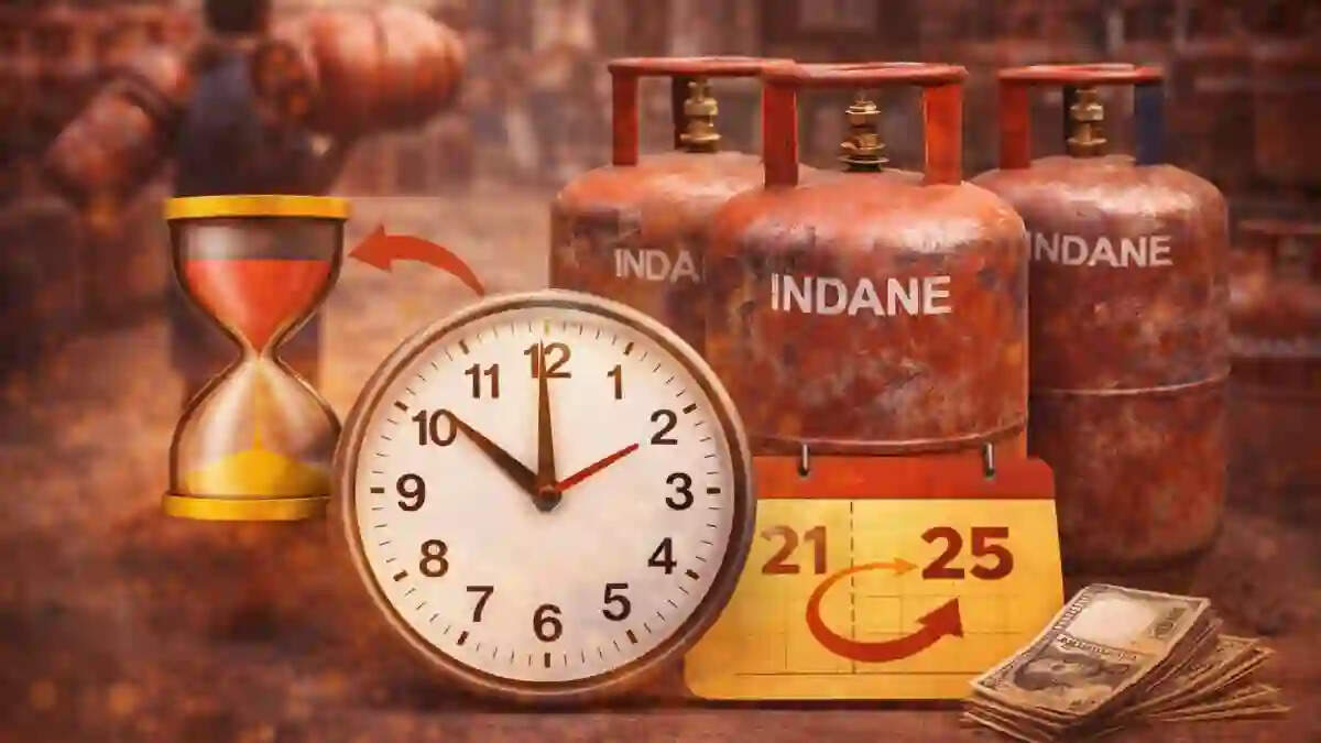 எல்பிஜி சிலிண்டர் தட்டுப்பாடு.. வாங்கும் இடைவெளி 25 நாட்களாக உயர்வு!