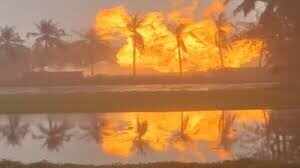 ஓஎன்ஜிசி கிணற்றில் 2 வது நாளாக பற்றி எரியும் பெரும் தீ… மக்கள் வெளியேற்றம்!