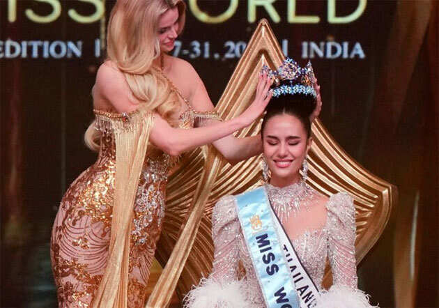 ஐதராபாத்தில் உலக அழகிப்போட்டி... தாய்லாந்து கல்லூரி மாணவி பட்டத்தை வென்றார்!