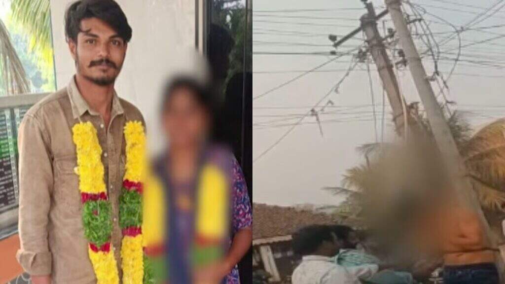 காதலித்து கரம் பிடித்த இளைஞர்... மின்கம்பத்தில் கட்டி வைத்து தாக்குதல் ... வீடியோவால் அதிர்ச்சி!