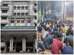 அரசு மருத்துவமனையில் மருத்துவரை கத்திரிக்கோலால் குத்தி கிழித்த நோயாளி!