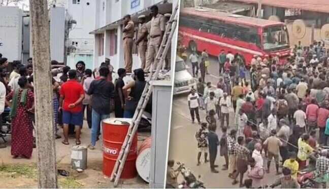 நள்ளிரவுகளில் தொடர் மின்வெட்டு.. 500-க்கும் மேற்பட்ட பொதுமக்கள் விடிய விடியச் சாலை மறியல்!